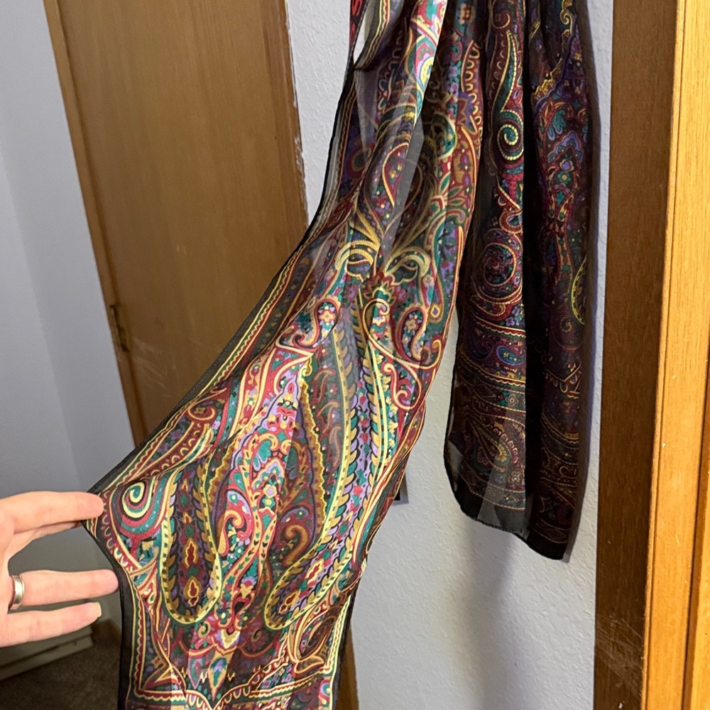 Multicolor Paisley Scarf